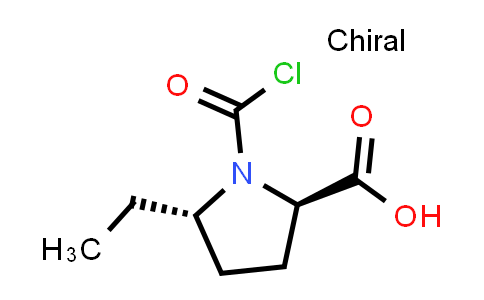 (2R,5S)-1-(Chlorocarbonyl)-5-ethylpyrrolidine-2-carboxylic acid