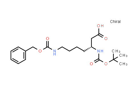 (R)-7-(((Benzyloxy)carbonyl)amino)-3-((tert-butoxycarbonyl)amino)heptanoic acid