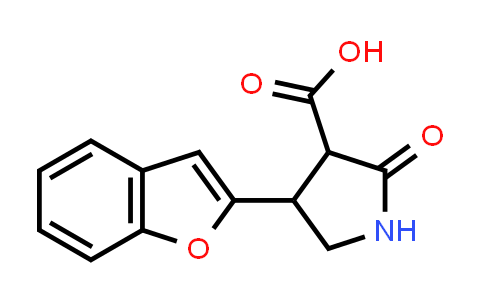 4-(Benzofuran-2-yl)-2-oxopyrrolidine-3-carboxylic acid