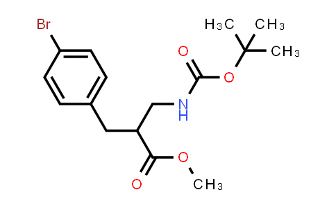 Methyl 2-(4-bromobenzyl)-3-((tert-butoxycarbonyl)amino)propanoate