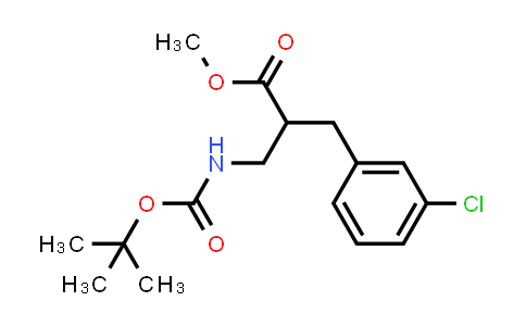 Methyl 3-((tert-butoxycarbonyl)amino)-2-(3-chlorobenzyl)propanoate