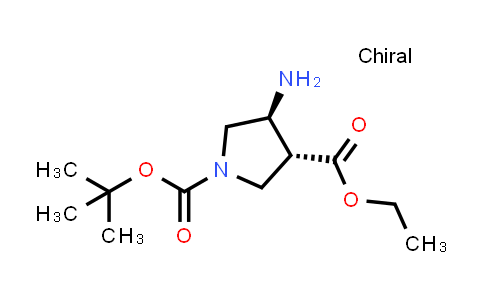 (3R,4S)-1-tert-Butyl 3-ethyl 4-aminopyrrolidine-1,3-dicarboxylate