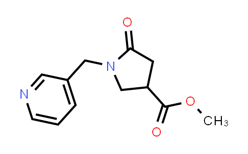 Methyl 5-oxo-1-(pyridin-3-ylmethyl)pyrrolidine-3-carboxylate