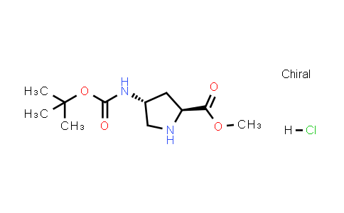 Methyl (2S,4R)-4-Boc-aminopyrrolidine-2-carboxylate hydrochloride