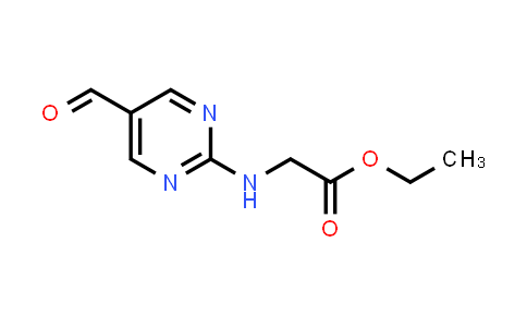Ethyl 2-((5-formylpyrimidin-2-yl)amino)acetate
