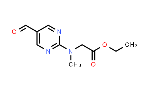 Ethyl 2-((5-formylpyrimidin-2-yl)(methyl)amino)acetate