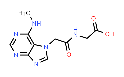 2-(2-(6-(Methylamino)-7H-purin-7-yl)acetamido)acetic acid