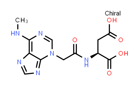 (S)-2-(2-(6-(Methylamino)-3H-purin-3-yl)acetamido)succinic acid