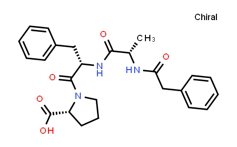 (R)-1-((S)-3-Phenyl-2-((S)-2-(2-phenylacetamido)propanamido)propanoyl)pyrrolidine-2-carboxylic acid