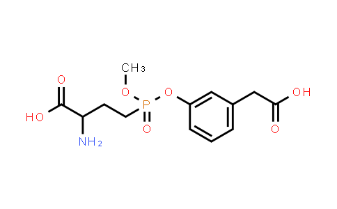 2-Amino-4-((3-(carboxymethyl)phenoxy)(methoxy)phosphoryl)butanoic acid