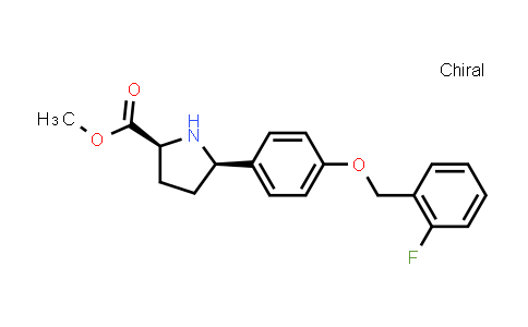 (2S,5R)-Methyl 5-(4-((2-fluorobenzyl)oxy)phenyl)pyrrolidine-2-carboxylate
