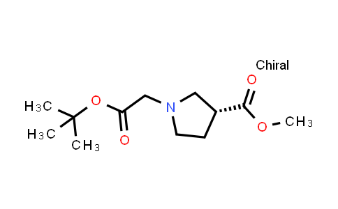 (R)-Methyl 1-(2-(tert-butoxy)-2-oxoethyl)pyrrolidine-3-carboxylate