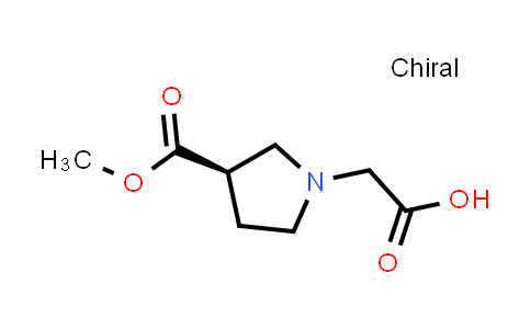 (R)-2-(3-(Methoxycarbonyl)pyrrolidin-1-yl)acetic acid
