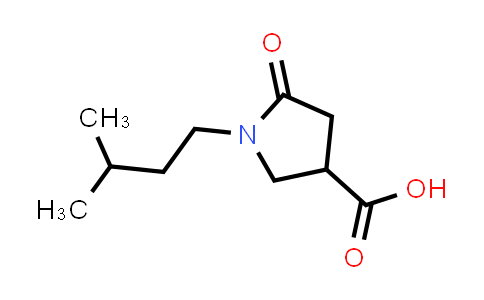1-Isopentyl-5-oxopyrrolidine-3-carboxylic acid