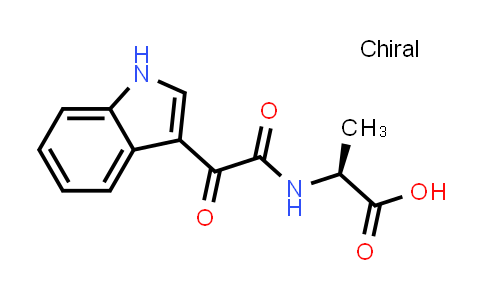 (S)-2-(2-(1H-Indol-3-yl)-2-oxoacetamido)propanoic acid
