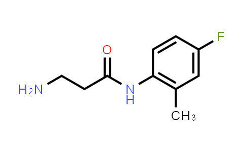 3-Amino-N-(4-fluoro-2-methylphenyl)propanamide