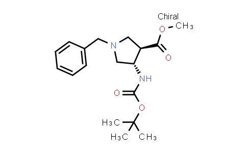 trans-Methyl 1-benzyl-4-((tert-butoxycarbonyl)amino)pyrrolidine-3-carboxylate