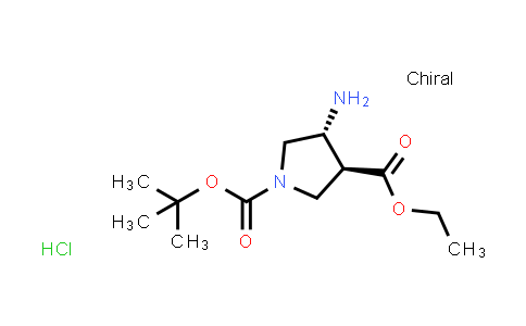 (3S,4R)-1-tert-Butyl 3-ethyl 4-aminopyrrolidine-1,3-dicarboxylate hydrochloride