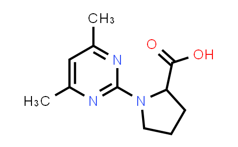1-(4,6-Dimethylpyrimidin-2-yl)pyrrolidine-2-carboxylic acid