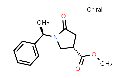 (S)-Methyl 5-oxo-1-((R)-1-phenylethyl)pyrrolidine-3-carboxylate