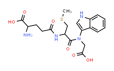 2-Amino-5-((1-((carboxymethyl)(1H-indol-3-yl)amino)-3-(methylthio)-1-oxopropan-2-yl)amino)-5-oxopentanoic acid