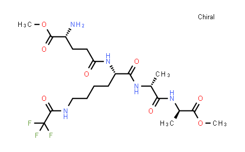 (R)-Methyl 2-amino-5-oxo-5-(((4R,7R,10S)-17,17,17-trifluoro-4,7-dimethyl-3,6,9,16-tetraoxo-2-oxa-5,8,15-triazaheptadecan-10-yl)amino)pentanoate
