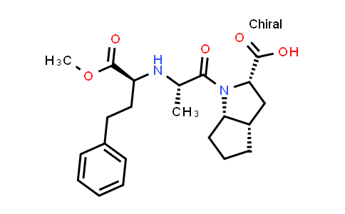 (2S,3AS,6aS)-1-((S)-2-(((S)-1-methoxy-1-oxo-4-phenylbutan-2-yl)amino)propanoyl)octahydrocyclopenta[b]pyrrole-2-carboxylic acid