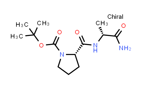(S)-tert-Butyl 2-(((R)-1-amino-1-oxopropan-2-yl)carbamoyl)pyrrolidine-1-carboxylate