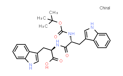 (R)-2-((R)-2-((tert-Butoxycarbonyl)amino)-3-(1H-indol-3-yl)propanamido)-3-(1H-indol-3-yl)propanoic acid