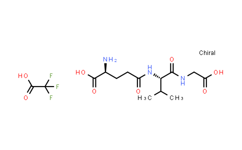 (S)-2-Amino-5-(((S)-1-((carboxymethyl)amino)-3-methyl-1-oxobutan-2-yl)amino)-5-oxopentanoic acid compound with 2,2,2-trifluoroacetic acid (1:1)