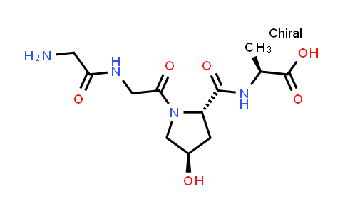 (S)-2-((2S,4R)-1-(2-(2-Aminoacetamido)acetyl)-4-hydroxypyrrolidine-2-carboxamido)propanoic acid