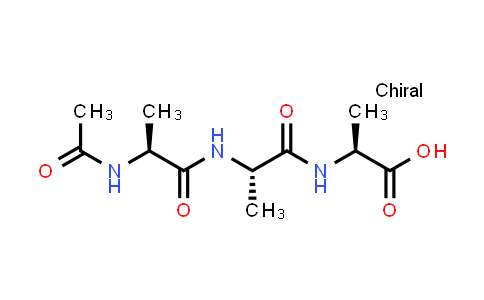 (S)-2-((S)-2-((S)-2-Acetamidopropanamido)propanamido)propanoic acid