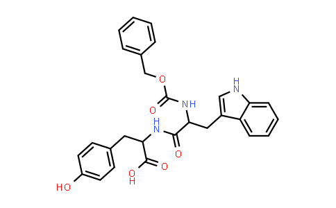 2-(2-(((Benzyloxy)carbonyl)amino)-3-(1H-indol-3-yl)propanamido)-3-(4-hydroxyphenyl)propanoic acid