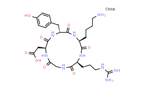 Cyclo(L-arginylglycyl-L-α-aspartyl-D-tyrosyl-L-lysyl)