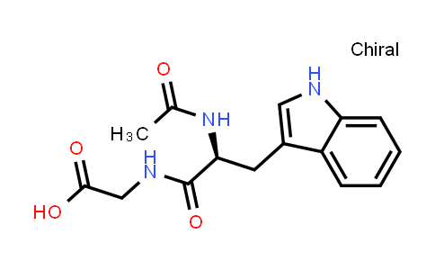 (S)-2-(2-Acetamido-3-(1H-indol-3-yl)propanamido)acetic acid