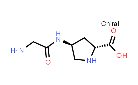 (2R,4S)-4-(2-Aminoacetamido)pyrrolidine-2-carboxylic acid