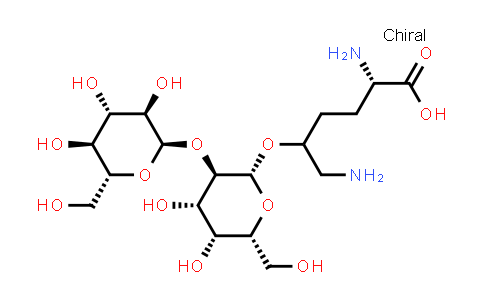 5-[(2-O-A-D-glucopyranosyl-b-D-galactopyranosyl)oxy]-L-lysine