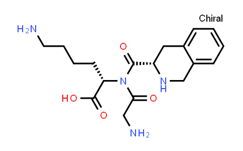 (S)-6-Amino-2-((S)-N-(2-aminoacetyl)-1,2,3,4-tetrahydroisoquinoline-3-carboxamido)hexanoic acid