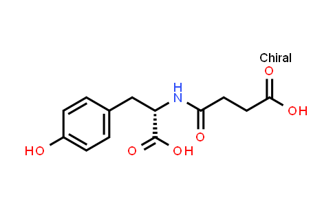 (S)-4-((1-Carboxy-2-(4-hydroxyphenyl)ethyl)amino)-4-oxobutanoic acid