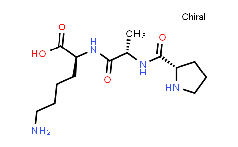 (S)-6-Amino-2-((S)-2-((S)-pyrrolidine-2-carboxamido)propanamido)hexanoic acid