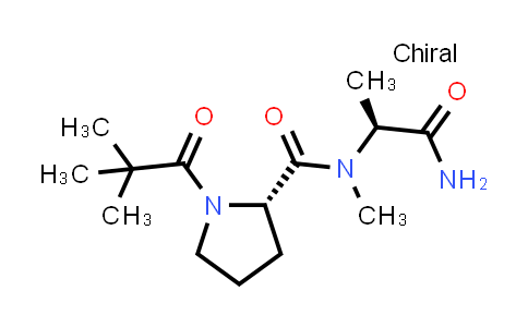 (S)-N-((S)-1-Amino-1-oxopropan-2-yl)-N-methyl-1-pivaloylpyrrolidine-2-carboxamide