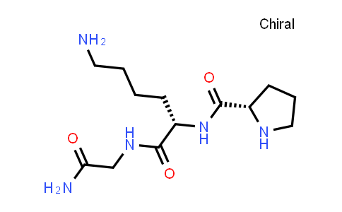 (S)-N-((S)-6-Amino-1-((2-amino-2-oxoethyl)amino)-1-oxohexan-2-yl)pyrrolidine-2-carboxamide