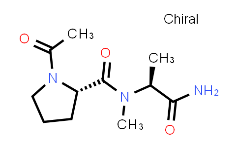 (S)-1-Acetyl-N-((S)-1-amino-1-oxopropan-2-yl)-N-methylpyrrolidine-2-carboxamide