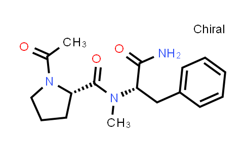 (S)-1-Acetyl-N-((S)-1-amino-1-oxo-3-phenylpropan-2-yl)-N-methylpyrrolidine-2-carboxamide