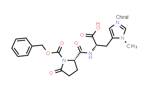 (S)-2-((S)-1-((Benzyloxy)carbonyl)-5-oxopyrrolidine-2-carboxamido)-3-(1-methyl-1H-imidazol-5-yl)propanoic acid