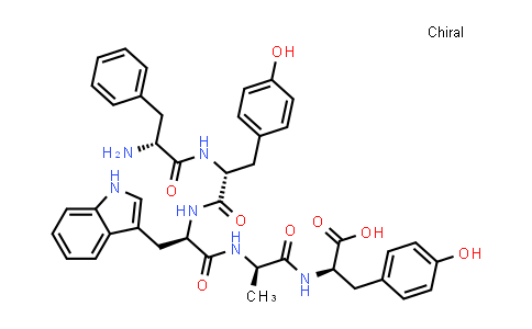 (2R,5R,8R,11R,14R)-8-((1H-Indol-3-yl)methyl)-14-amino-2,11-bis(4-hydroxybenzyl)-5-methyl-4,7,10,13-tetraoxo-15-phenyl-3,6,9,12-tetraazapentadecan-1-oic acid