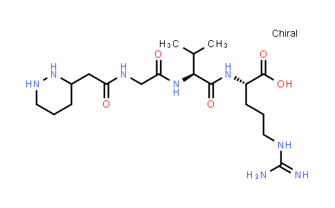 N-[(Hexahydro-3-pyridazinyl)acetyl]glycyl-L-valyl-L-arginine