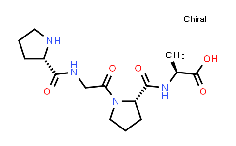 (S)-2-((S)-1-(2-((S)-Pyrrolidine-2-carboxamido)acetyl)pyrrolidine-2-carboxamido)propanoic acid