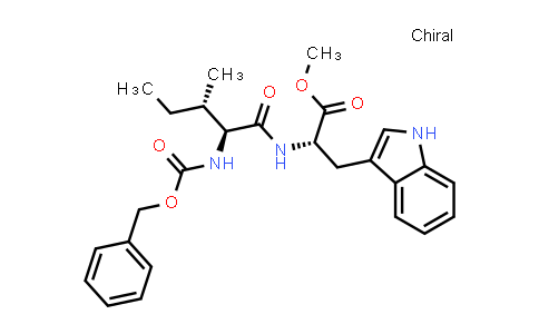 (S)-Methyl 2-((2S,3S)-2-(((benzyloxy)carbonyl)amino)-3-methylpentanamido)-3-(1H-indol-3-yl)propanoate