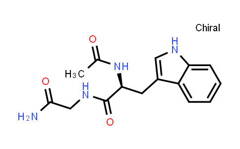 (S)-2-Acetamido-N-(2-amino-2-oxoethyl)-3-(1H-indol-3-yl)propanamide